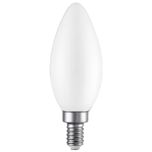 B11 4W 5000K Frosted LED Candelabra Bulb – High CRI 95, Dimmable, 40W Equivalent, E12 Base, 120V, Omni Beam