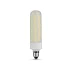 75-Watt Equivalent Bright White (3000K) T4 Mini Candelabra E11 Base Decorative LED Light Bulb