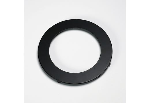 Flat Smooth Replacement Trim 6 Inch Black for Slim Downlights (CSDL, FSDLS)