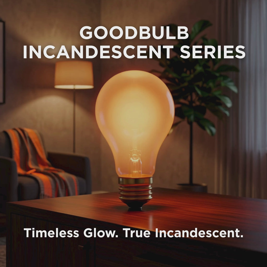 25 Watts - A19 Incandescent - 185 Lumens - 2500 Life Hours - 130 Volts - E26 Brass Base - Thicker Filament Design