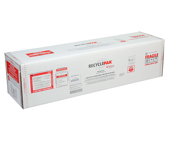 RECYCLEPAK LARGE 4FT FLUORESCENT LAMP RECYCLING BOX