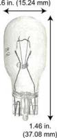 6-Volt T5 Wedge Base Incandescent Miniature Lamp – 0.90 Amps, Clear Finish, 200-Hour Life