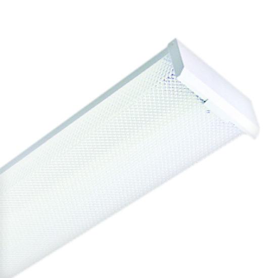 4FT T8 Wrap Fluorescent Fixture – 2-Lamp Surface Mount